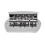 Electric Guitar Pull Plate PB Bass Bridge 4-String Semi-Circular Large Bass Lower Saddle Straight Code Metal Pull Plate 2