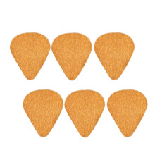 Guitar Pick Box with 6 Pcs Guitar Picks, Wooden Acoustic Guitar Pick Box for Present Music Instrument Guitar Bass