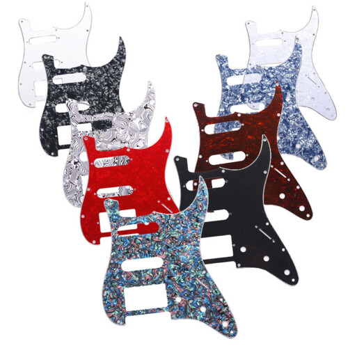 Gitarrtillbehör Elgitarr Stallskydd Framkåpa Elgitarr Stallskydd Vit Pearl 1