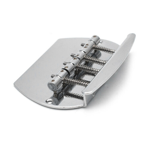 Electric Guitar Pull Plate PB Bass Bridge 4-String Semi-Circular Large Bass Lower Saddle Straight Code Metal Pull Plate 2
