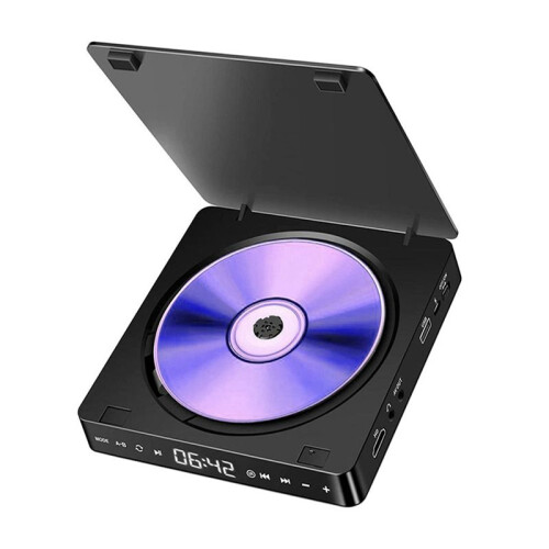 DVD Player Portátil Compatível com para  com Saída AV e CD Player com Saída Óptica Sem Região, Compatível com para USB e Plugue Do Reino Unido 1