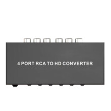 Do Konwertera RCA do -Kompatybilnego z 1080P, Przełącznika, 4 w 1, Wyjście, Kompozytowego AV do Konwertera Skalującego -Kompatybilnego z