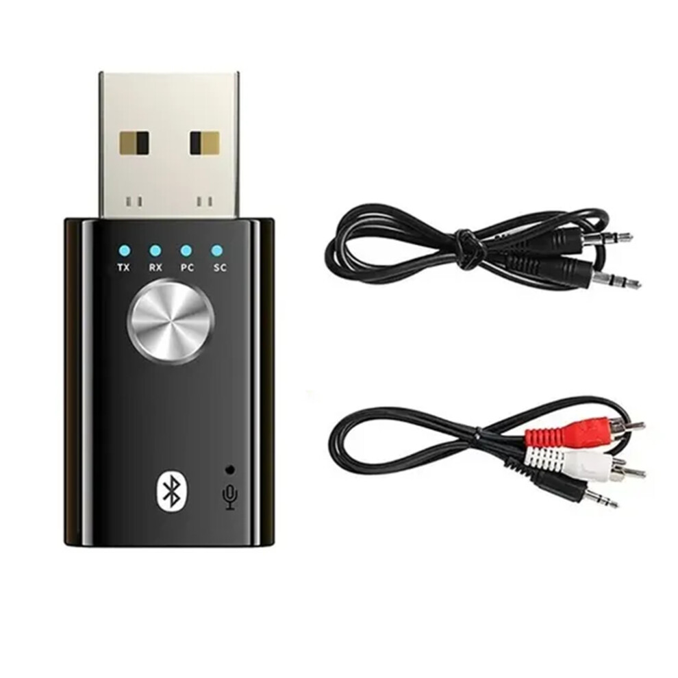 4 In 1 5.1 Audio Receiver Transmitter Stereo Usb Dongle 3.5Mm 3.5 Aux For Rca Wireless Adapter For Car Kit 6033072596847