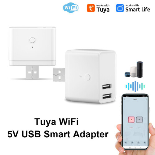 Tuya  Zigbee USB Adapter  5V  2 USB Power Adapter  Life Control för Alexa  Yandex Alice 1