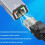 USB C/USB A to Ethernet Adapter 1000Mbps RJ45 Network Card Plug-and- for Phone/Laptop 9