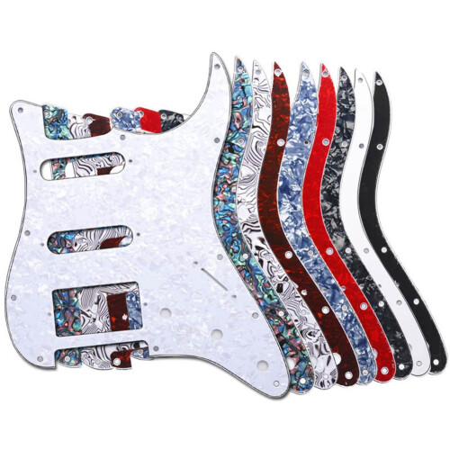 Gitarrtillbehör Elgitarr Stallskydd Framkåpa Elgitarr Stallskydd Grå Pearl 2