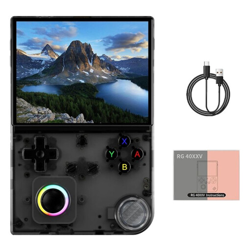 RG40XXV Retro Handheld Game Console 128G 8000+ Jogos 64 Bit Linux 4.0 Polegadas Tela IPS WIFI RGB Joystick A