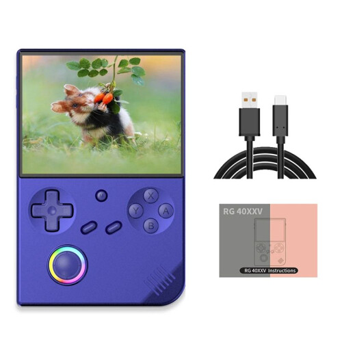 RG40XXV Retro Handheld Game Console 256G 11000+ Jogos 64 Bit Linux 4.0 Polegadas IPS Tela WIFI RGB Joystick C