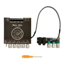 ZK-DAM L1  Power Amplifier Board Stereo 2X220W&350W  5.0 Digital Power Audio Amplifier Module A