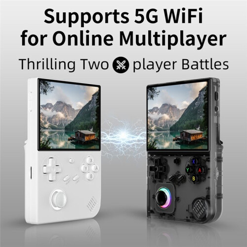 RG40XXV Retro Handheld Game Console 128G 8000+ Jogos 64 Bit Linux 4.0 Polegadas IPS Tela WIFI RGB Joystick B 2