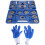Brake Caliper Compression Tool Set Thrust Bolt Assemblies Retaining Plates Caliper Hangers Disc Adapters with Gloves 1