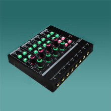 GAX-LQ04 Audio Crossover Small Mixer Multi-Channel Headphone Amplifier EU Plug