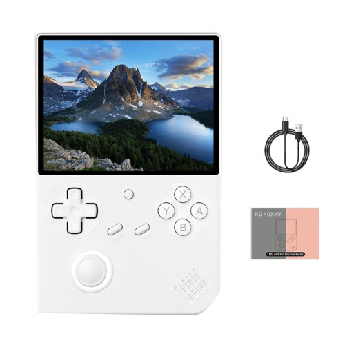 RG40XXV Retro Handheld Game Console 128G 8000+ Jogos 64 Bit Linux 4.0 Polegadas IPS Tela WIFI RGB Joystick B