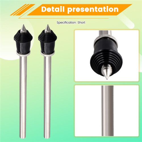 2Pcs Drum Legs Drum Leg Clamp Holder Drum Set Accessory Drum Bracket Portable Professional Accessories Short 2