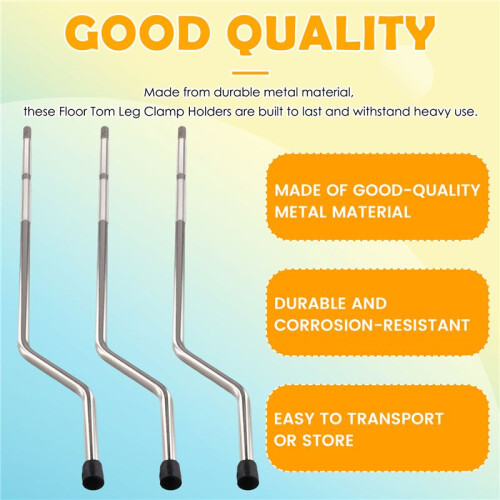 3 Stuks Drumpoten Statief Drumvoet Basdrumpoot Draagbare Professionele Percussie-Instrument Accessoires 1
