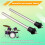 2Pcs Drum Legs Drum Leg Clamp Holder Drum Set Accessory Drum Bracket Portable Professional Accessories Short 6