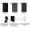 Adjustable 5 Panel Microphone Isolation Shield Foldable Studio Recording Mic Filter Mic Sponge Soundproof Shield 4