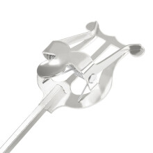 Saxophone Music Clip Alto Saxophone Marching Music Clip Portable Music Clip (Long) Silver