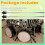 2Pcs Drum Legs Drum Leg Clamp Holder Drum Set Accessory Drum Bracket Portable Professional Accessories Long 6