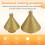 2PCS Diamond Beveling Chamfer Bit for Angle Grinder M10 38mm 50mm Adapter Hole Opener Chamfering Grinding Drill Bit 3