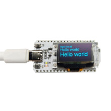 Pour Nerdminer 119KH/S Taux de Hachage 0.96pouce OLED Écran Bitcoin Solo Miner Nerd Mineur BTC Loterie Mineur à Souder Pin En-Tête