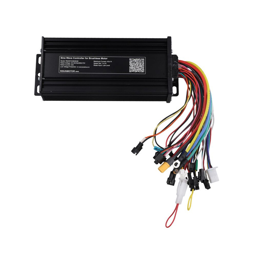 Electric Bike Sine Wave Ebike Controller For Electric Bicycle Tricycle Ebike E-Scooter 48V 52V 60V 72V 45A 6032022751350