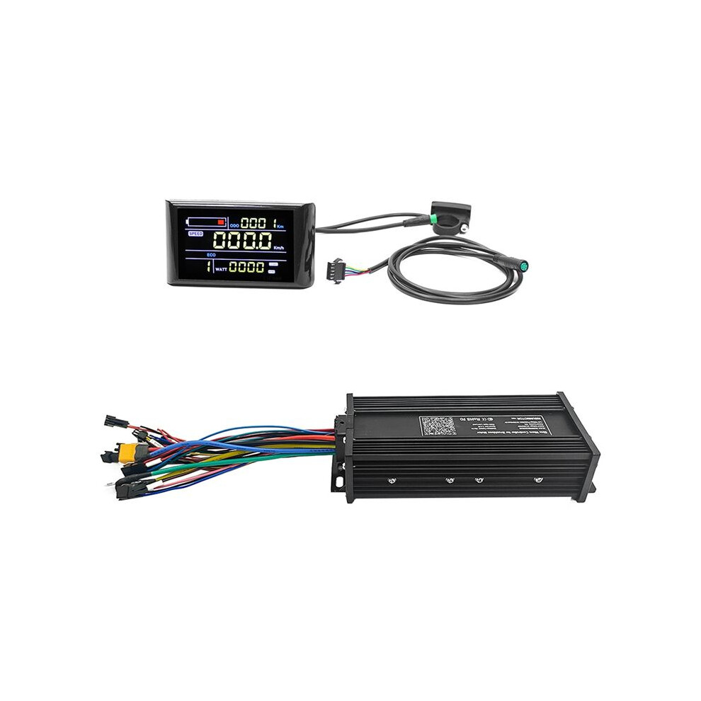 Electric Bicycle 36V 48V 52V 45A Sine Wave Ebike Controller With Colorful Lcd Display Sw900 6032483770594