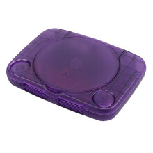 Carcasa de Repuesto para PS ONE, Carcasa de Material ABS, Carcasa para Consola PS1, Carcasa para Juegos PSX, Color Amarillo Fluorescente