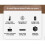 USB Clip Reading Light Folding Book Light Led Reading Light Portable Rechargeable Book Light 6 Brightness Dimmable White 8