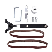 Adaptador de Lijadora de Banda para Amoladora Angular M10/M14 para Adaptador de Banda de Lijado 100/115/125 - Convertidor de Amoladora Angular A