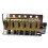 6 Strings Guitar Bridge Sadel Slutstycke Elgitarr Tremolo Bridge Standard Gitarrtillbehör Guld 9