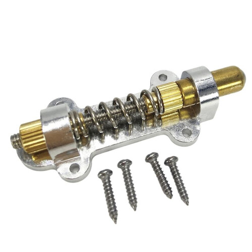 Elektrisk Gitarr Mässing Tremolo Bridge Stabilisator Stopper Stabiliseringsenhet Armeringsjustering Tremsetter Gitarrdelar