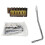 6 Strings Guitar Bridge Sadel Slutstycke Elgitarr Tremolo Bridge Standard Gitarrtillbehör Guld 8