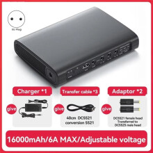 Alimentazione UPS 16000mAh Gruppo di Continuità per Router Wireless, Telecamera, Altoparlante, Spina UE