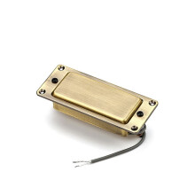 Sealed Humbucker Double Coil Pickup for Electric Guitar Bronze Vintage Bronze Small LP Style Pickup with 2-Core