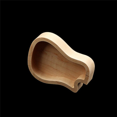 Gitarr Wood Picks Box Gitarrformad Gitarr Pick Förvaring Plectrum Container för Guitar Standard Picks 2