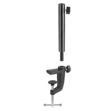 Accesorios de Soporte Voladizo para Micrófono, Clip de Base de Aluminio Engrosado, Varilla Recta de Elevación de Aleación de Aluminio