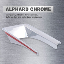 for Alphard 30 Series Front Bumper Trim Protector Strip Fog Lamp Fog Light Garnish Strip Chrome Decorative Strip
