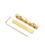 42mm Adjustable Guitar Nut Bell-Shaped Brass Nut (42 X 3.5mm) Split Style Adjusting Replacement Part 1