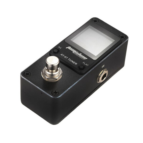 AROMA AT-07  Tuner Fot Gitarr Effektpedal Gitarr Chromatic Tuning HD Display Gitarrdelar Tillbehör