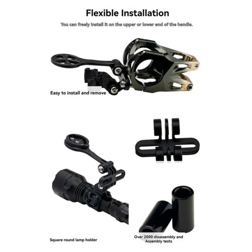 Bicycle Stem Mount Bicycle Computer Mount Holder Bike Speedometer Extension Holder Bracket Bicycle Extension Bracket