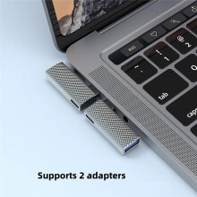 Adaptateur USB C Vers USB 3.1 2 en 1 avec Port de Charge 100 W Type C, Convertisseur 4/3 OTG pour , Ally