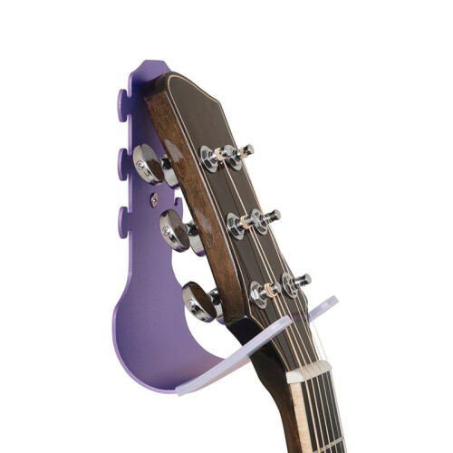 Gitarrhängarkrok Väggfäste Stativkrok för Gitarr Ukulele Metall Halkfri Hängkrok Gitarrtillbehör Lila 1