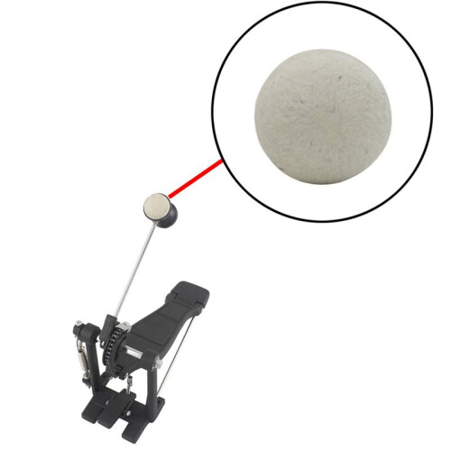 Drum Hammer Pad White  Semi-Circular Hammer Pad Drum Accessories 2