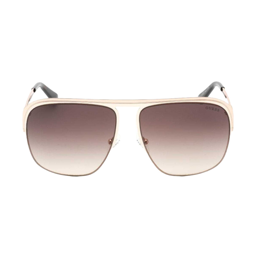 New Guess Men's Square Sunglasses Gold