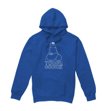 (S, Royal Blue) Sesame Street Unisex Adult Touch Cookie Hoodie