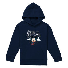 (5-6 Years, Navy) Disney Childrens/Kids Felice Anno Nuovo Mickey Mouse Firework Pullover Hoodie