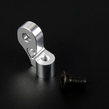 Cnc Metalen Koppeling Bevestigingsblok voor 1/5 HPI ROVAN BAJA 5B 5T 5B 5SC VRACHTWAGEN RC AUTO Speelgoed Onderdelen, Zilver