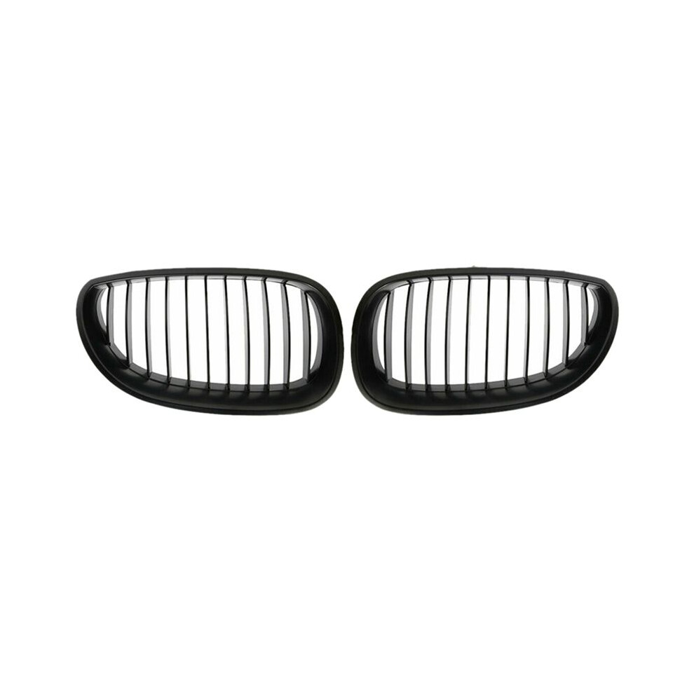 Car Front Kidney Racing Grille For E60 E61 M5 Series 2003-2010 Single Modification Sport Grilles Hood Grill Black 6031679521439