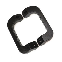Car Door Armrest Handrail Cover Trim for RegiusAce Hiace 2005-2018 Drive Room Aluminum Armrest Grab Handle Black